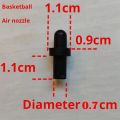 4PCS Universal Basketball Football Volleyball Nozzle Replacement Air Leak Repair Valve Core Inflatable Ball Nozzle Set. 