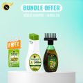 Herbal Shampoo & Oil Bundle 2-in-1 – Complete Herbal Hair Care Solution. 