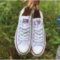 CONVERSE  ALL STAR shoe sneaker  ( Vietnam Made)  High Quality #ရှုးဖိနပ် #All sizes available # Sneaker  ( White & Black colors ) # Genuine CONVERSE Sneakers ! Made in Vietnam*. 