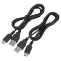10-Pack USB Charging Cord for 3DS, NDSL, NDSi & DS Lite - 1.2m Black Power Cable Wire.