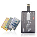 waterproof Super Slim Credit Card USB Flash Drive 32GB pendrive 4GB 16GB 32GB 64GB bank card model Memory Stick u disk. 