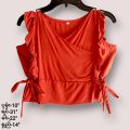 6-8 years old girl cotton oneset top+long pant (New). 