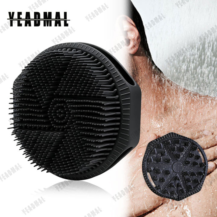 Silicone Body Scrubber, Loofah Double-Sided Body Brush,Shower Scrubber and Scalp Massager Shampoo Brush for All Kinds of Skin