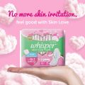 Whisper Ultra Soft Sanitary Pads XL+15Pads. 