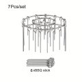 Air Fryer Specialized Barbecue Grill Stainless Steel Barbecue Grill Barbecue Skewers Accessories for Electric Air Fryers. 