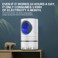 1 PC Electric Fly Bug Mosquito Insect Killer LED Light Trap Control Lamp Small Pest with USB Power Supply and Adapter. 