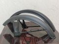 2-PC Cafe Racer Metal Mudguard Set -Black For CD-70, Cafe Racer & Project Bikes. 