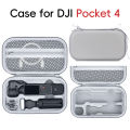 Hard EVA Storage Case for Osmo Pocket 4 Portable Protective Carrying Bag Travel Organizer Camera Accessories.