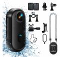 Mini cameras 4K Bike Motorcycle Magnetic Wearable Camera WiFi Friendly Cam with Waterproof Shell For Casual Cycling Vlog.
