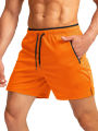 2026 New Men's Quick Dry Running Shorts with Zipper Pockets, 5" Athletic Workout Shorts for Gym Fitness Training Jogging. 