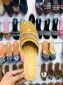 Nagra Juttie for ladies and girls flat. Pakistani Nagra Juttie for women. 