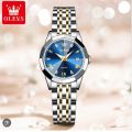 Olevs 9931 Luxury Fashion Stainless Steel Imported Wuartz Movement Ladies Wristwatch For Women. 