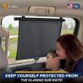 Retractable Car Side Window Sunshade Adjustable Telescopic Curtain UV Blocking Heat Insulation Privacy Protection Universal.