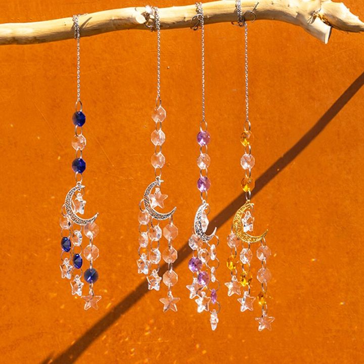 1%20Pc%20Artificial%20Crystal%20Charm,%20Alloy%20Moon%20and%20Star%20Pendant%20for%20Indoor%20Home,%20Wedding%20Party%20Decoration,%20Outdoor%20Garden%20Suncatcher%20-%20Image%202