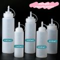 Squeezed Tomato Salad Sauce Transparent Plastic Pointed Squeezed Commercial Oil Pot Seasoning Sauce Sauce Bottle. 