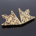 Fashion Golden Brooch Pin For Women Elegant Collar Clip Shirt Accessories Ladies Blouse Decor.