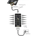 5V 3 pin ARGB RGBW Cable ASUS AURA SYNC RGB 10 Hub Splitter SATA Power Extension Cable Adapter LED Strip Light PC RGB Fan Cooler. 