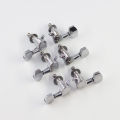 Set of 3L3R Machine Heads Tuners Acoustic Electric Guitar Tuning Pegs Keys Sealed for Guitar Parts, Black/ Chrome/golden. 
