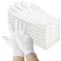 24PCS White Cotton Gloves for Eczema Dry Hands Breathable Work Gloves Liners Moisturizing Overnight Soft Jewelry Coin SPA Gloves. 