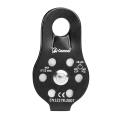 Rescuing Lifting Fixed Side Pulley Arborist Rock Climbing Gear Zip Line Fast Speed Cable Trolley Heavy Duty Rope Pulley. 