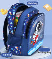 Children's Shoulder Bag Cartoon 3D Stereoscopic Astronaut Schoolbag Waterproof Kid Backpack Little Boy Dream Elementary School. 