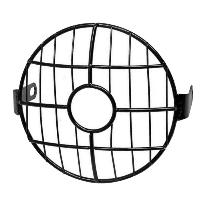 6.5"%20Motorcycle%20Headlight%20Mesh%20Grill%20Guard%20Front%20Lamp%20Mesh%20Grille%20Cover%20Protector%20for%20Cafe%20Racer%20Cruiser%20Headlight%20Cover%20-%20Image%204
