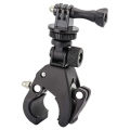 Bicycle Motorcycle Handlebar Handle Clamp Bar Camera Mount For  Hero13 12 1110  Black  Insta 360 Action Camera Accessory. 
