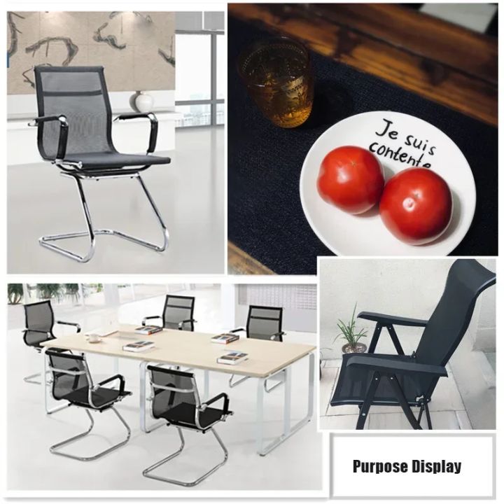 Teslin%20Mesh%20Fabric%20For%20Diy%20Office%20Chair%20Recliner%20Beach%20Lounge%20Chair%20Placemat%20PVC%20Outdoor%20Waterproof%20Mesh%20Fabric%20Black%20-%20Image%203