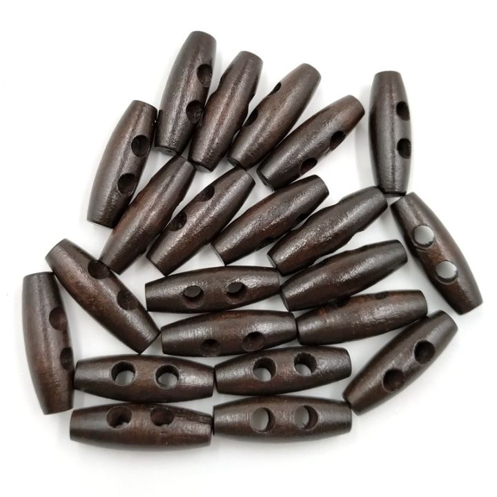 50Pcs/Bag%20Wood%20Olive%20Button%20Horn%20Toggle%20Buttons%2030*10mm%20Cloth%20Accessories%202%20Holes%20for%20Coats%20Sweater%20Sewing%20Craft%20Decor%20-%20Image%205
