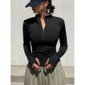 NEW Summer Women's Stand Collar Yoga Sun Protection Jacket, Anti-UV Slim Lightweight Sun Shirt for Outdoor Sports & Daily Wear.