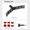 Helmet Chin Mount Camera Mount for GoPro Hero 12 11 10 9 8 7 5 Yi 4K for Insta360 Camera Foldable Front Chin Mount Accessory. 