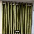 5 × 7 Feet Indian Embossed Curtain with 10 Rings For 2 pc. 
