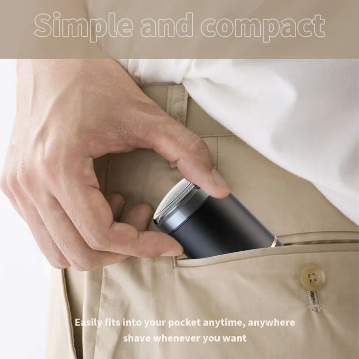 Portable%20Electric%20Shaver%20MEN'S%20Mini%20Electric%20Shaver%20Rechargeable%20Shaver%20Travel%20Home%20Car%20-%20Image%203