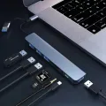 8 in 2 USB +Type C HUB Docking Station with 3.5mm Audio Jack Adapter Micro SD Card Reader Laptop Tablet Phone Disk Converter. 