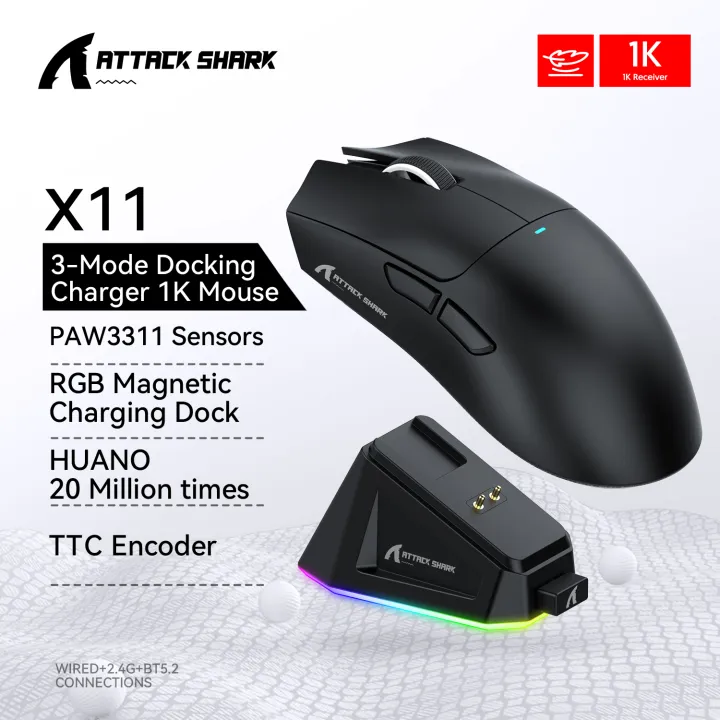 ATTACK%20SHARK%20X11%20Gaming%20Mouse%20%20and%20X11%20SE%20Wireless%20Mouse%2022000%20DPI,PAW3311%20Sensor,BT/2.4G/Wired,59g%20Lightweight,2000W%20Clicks%20-%20Image%207
