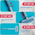 4 in 1 Window Screen Cleaner Brush with Handle, Magic Window Cleaning Brush, Also Suitable for Window Washer Squeegee Kit, Window Cleaner Squeegee, Window Track Or Seal Cleaning Tools. 