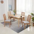 Stretch Jacquard Chair Seat Covers Chair Removable Washable Upholstered Dining Room Chair Seat Protector Cushion Slipcovers. 