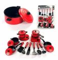 Advance Kitchenware small Chef Kitchen Set Forages 3+ Specification & Colour of Contents may vary from illustrations 10 Pcs set. 