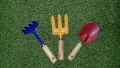 Pack of 3 Gardening tool Set Wooden Handle, Set Of 3 Piece Garden Tool Set, Gardening Tools Extremely Highly Quality. 