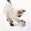 1/3PCS Cat Toys Cat Plush Ball Toy Pet Elastic Bell Ball Self Hi Ball Playing Cat Colorful Woolen Ball.