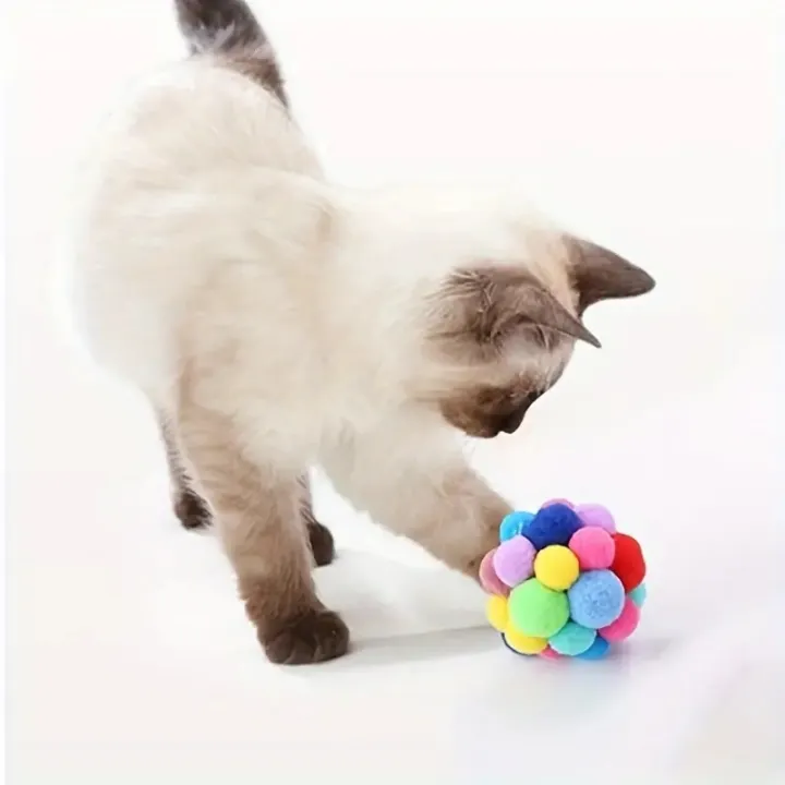 1/3PCS%20Cat%20Toys%20Cat%20Plush%20Ball%20Toy%20Pet%20Elastic%20Bell%20Ball%20Self%20Hi%20Ball%20Playing%20Cat%20Colorful%20Woolen%20Ball%20-%20Image%207