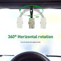 Sun Visor Phone Holder for Car Multifunctional 360° Rotating Sun Visor Cell Phone Holder with IPhone/Samsung/Android. 