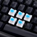 30 PCS Mechanical Keyboard Switches 3 Pin Blue Keyboard Clicker Replacement Keyboards Keys for LED Mechanical Gaming Keyboards.