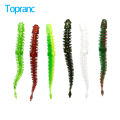 12Pcs Micro Leech Slug Jigging Fishing Bait Worms 7.5cm 1.6g Drop Shotting Jig Head Soft Lures Fly Fishing Silicon Fishing Lure. 