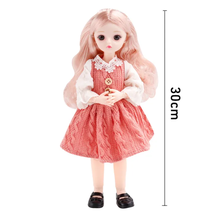 Full%20Set%201/6%20Bjd%20Dolls%20Clothes%2030cm%20Anime%20Kawaii%20Reborn%20Doll%20Skirt%20Hat%20Headdress%20Kids%20%20Dress%20Up%20DIY%20Dollhouse%20Toys%20for%20Girl%20-%20Image%204