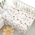 Newborn Baby Blanket Bamboo Cotton Swaddling Wrap Soft Thin Bedding Bath Towel 2 Layer Gauze Stroller Blankets. 