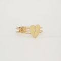 Heart Love Bangle Bracelet – Fashion Cuff for Women, Elegant Jewelry Accessory.