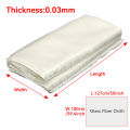 1mx1.27m 0.03mm Ultra Thin Fiber Glass Fabric Fiberglass Cloth Density High Temperature Resistanc DIY Fabric. 