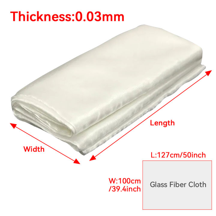 1mx1.27m%200.03mm%20Ultra%20Thin%20Fiber%20Glass%20Fabric%20Fiberglass%20Cloth%20Density%20High%20Temperature%20Resistanc%20DIY%20Fabric%20-%20Image%202