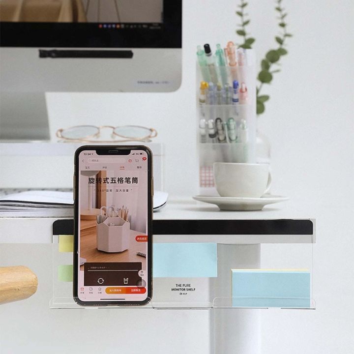 1Message%20Storage%20Board%20Under%20Computer%20Monitor%EF%BC%8COffice%20Desk%20Side%20Storage%20Rack%20Message%20Board%20Can%20Hold%20Phone%20Charging%20Memo%20Stickers%20-%20Image%203